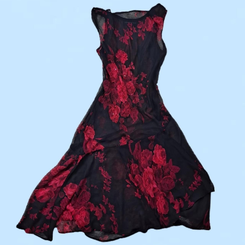 90s Mesh Goth Dress